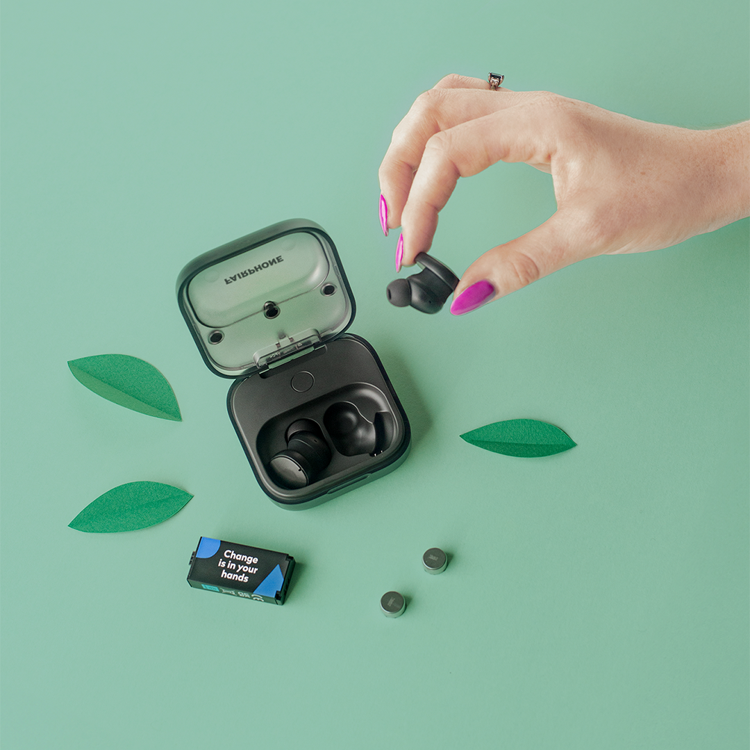 Fairbuds kabellose Ohrhörer Schwarz