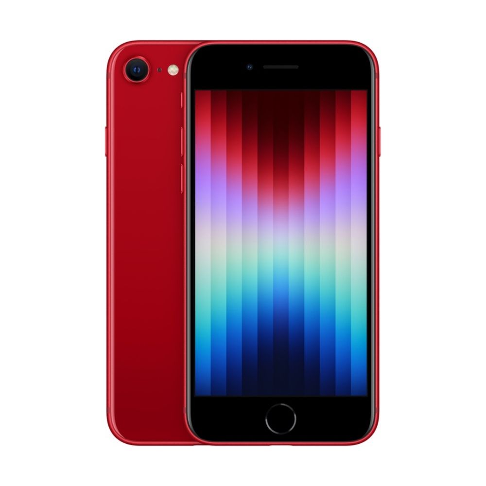 Refurbished iPhone SE 2022 128GB Rood Simlockvrij - Productfoto 2 - Back in Use