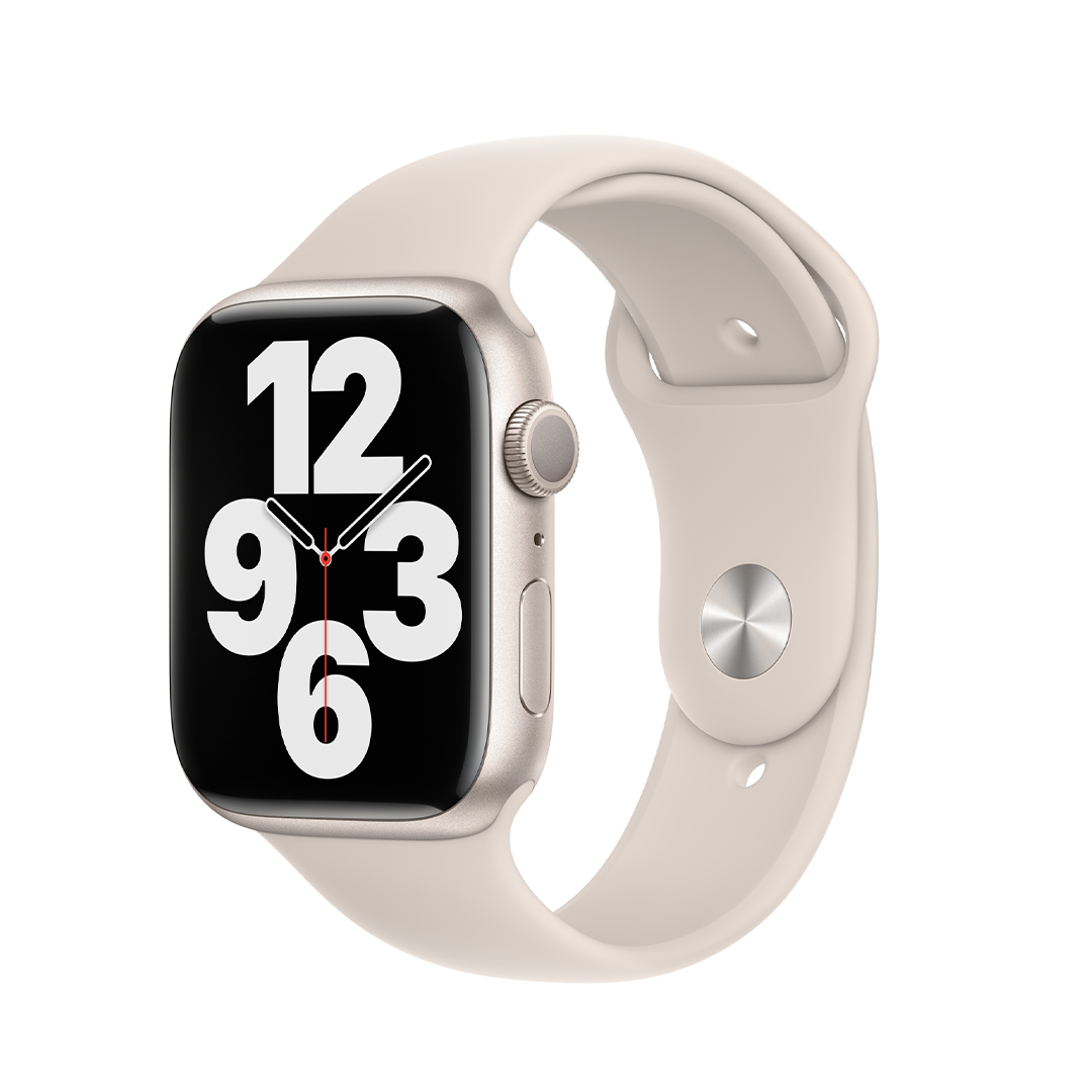 Apple Watch Series 7 45 mm Beige / Beige – GPS + 4G