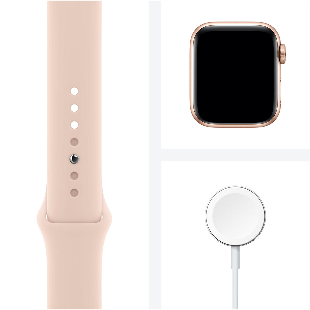 Apple Watch SE (2020) | 40mm | Gold ALU | Pink Sand Sportband | GPS