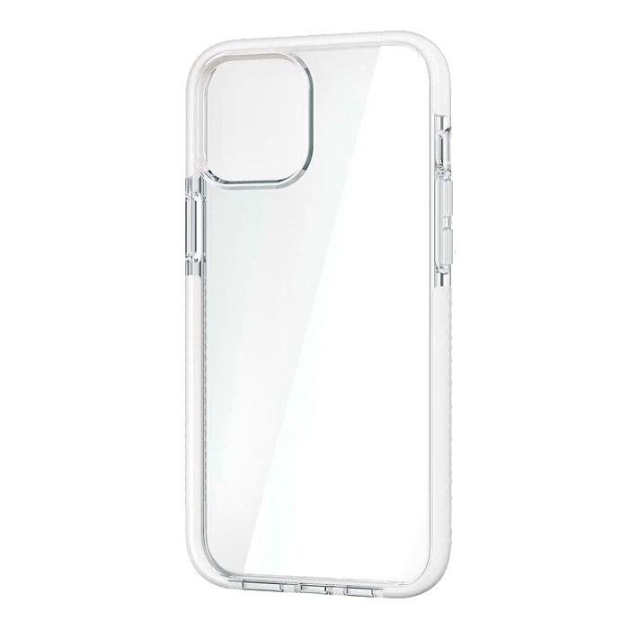 Livon Pure Shield Hoesje iPhone 12 / iPhone 12 Pro | Transparant/Wit