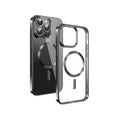 Swissten Coque iPhone 15 Pro Max Metallic Magstick | Transparent/Noir