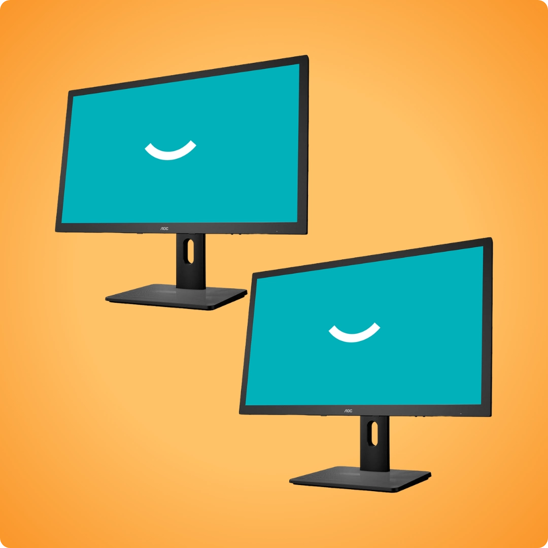 AOC I2475PXQU | 23.8" | 2er-Kombipack